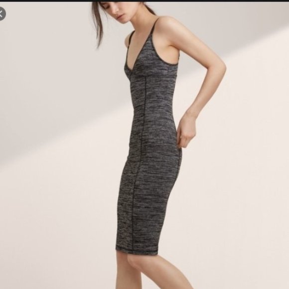 Wilfred Free VERA Marled Grey Bodycon Dress XS - Picture 8 of 8